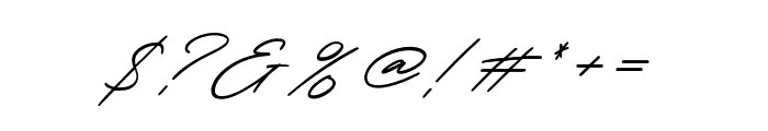 Mardiall Signature Font OTHER CHARS