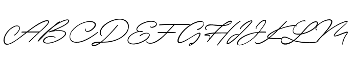 Mardiall Signature Font UPPERCASE