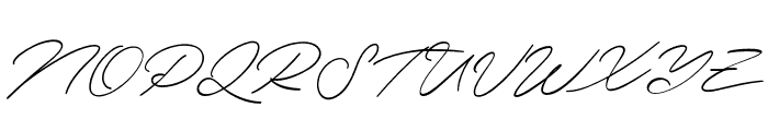Mardiall Signature Font UPPERCASE