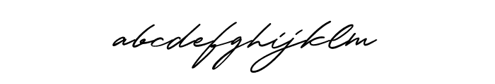 Mardiall Signature Font LOWERCASE