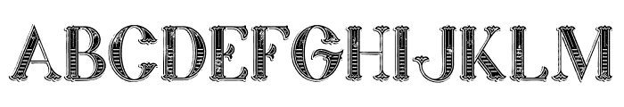 Marin Victorian Grunge Font UPPERCASE