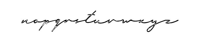 Marison Brieny Vintage Font LOWERCASE
