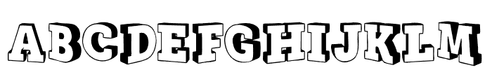 Marquee Chaos Five 4 Font LOWERCASE