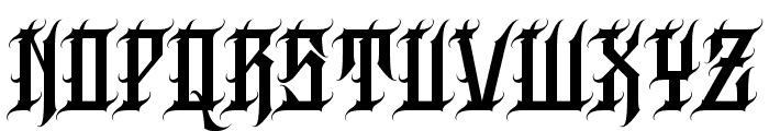 Martyr Font LOWERCASE