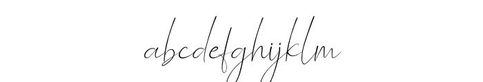 Mathelline Italic Font LOWERCASE