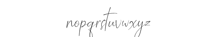 Mathelline Italic Font LOWERCASE