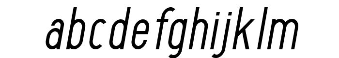 Maxwell Sans Italic Font LOWERCASE