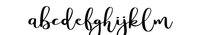 Meillina Font LOWERCASE