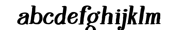 Melloner Happy Bold Italic Font LOWERCASE