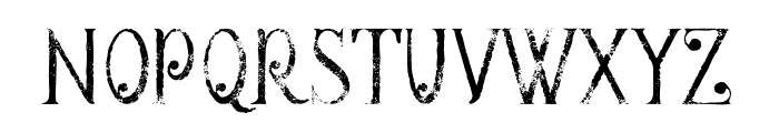 Meravin Grunge Font LOWERCASE