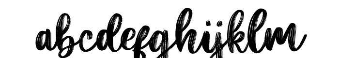 Merlyan Font LOWERCASE