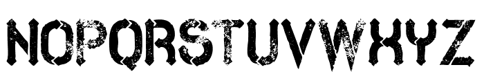 Metroboldgrunge Font LOWERCASE