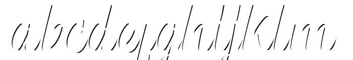 MichailScriptHighlight-Regular Font LOWERCASE