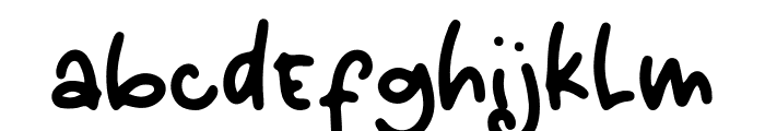 Mighty Worm Font LOWERCASE