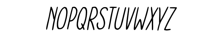 Milson Italic Font LOWERCASE