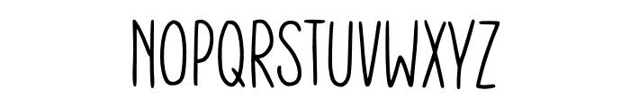 Milson Font LOWERCASE