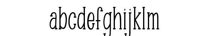 Minty March Regular Font LOWERCASE