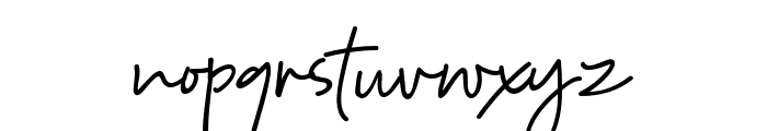 MisterLondonScript-Regular Font LOWERCASE