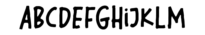 Mittens Regular Font LOWERCASE