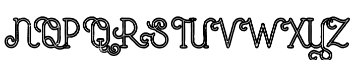 Mocca Inline Bold Grunge Font UPPERCASE