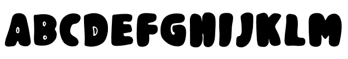 Monday Kids - Funky Font UPPERCASE