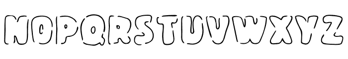 Monday Kids - Stencil Font LOWERCASE