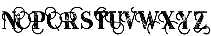 Monophoneboldgrunge Font UPPERCASE