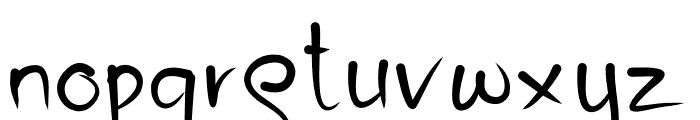 Monster Demit Font LOWERCASE