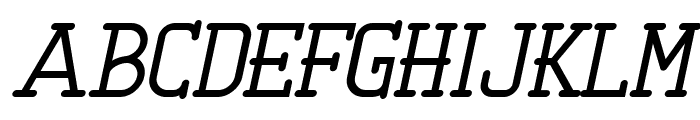 Mooglonk Serif Italic Font UPPERCASE