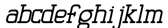 Mooglonk Serif Italic Font LOWERCASE