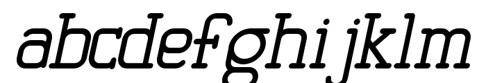 MooglonkSerif-Italic Font LOWERCASE