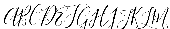 Morgana Regular Font UPPERCASE