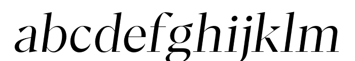 Moriarty Italic Font LOWERCASE