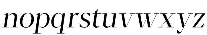 Moriarty Italic Font LOWERCASE