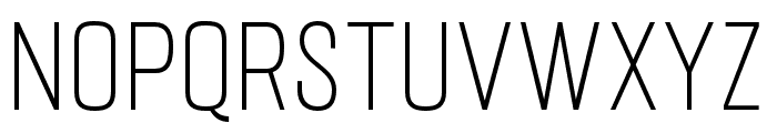 Mostin-ExtraLight Font UPPERCASE