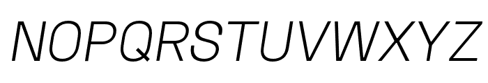 Mriya Grotesk Light Italic Font UPPERCASE