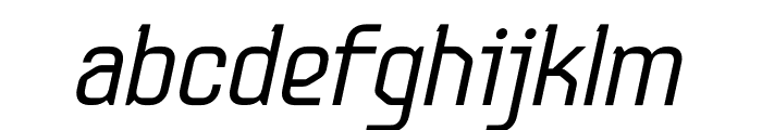 Mudhead Slab Italic Light Font LOWERCASE