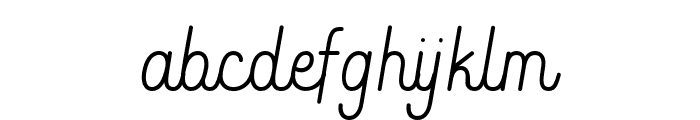 Muffet Light Font LOWERCASE