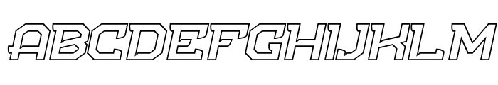 NFC Flipper Outline Italic Font LOWERCASE