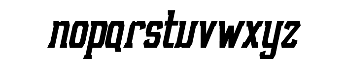 NFC Roshunt Bold Italic Font LOWERCASE