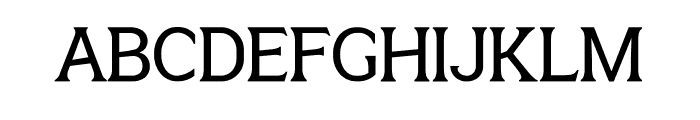 NORTH FOREST Font LOWERCASE