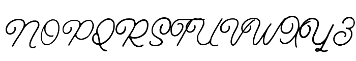 Nakytta Font UPPERCASE