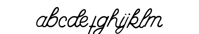 Nakytta Font LOWERCASE