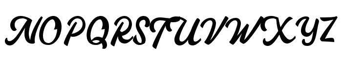 Natural Typeface Regular Font UPPERCASE