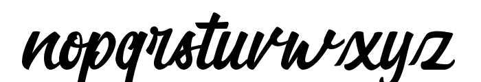 Natural Typeface Regular Font LOWERCASE