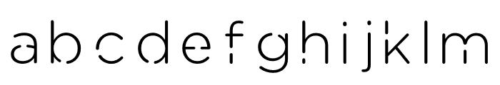 NeonDesmon Font LOWERCASE