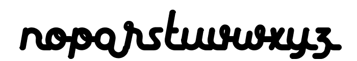 Neu Marbelous Regular Font LOWERCASE