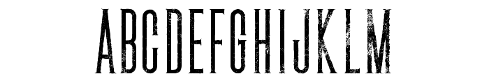 New york Regular Grunge Font UPPERCASE