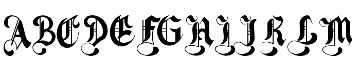 Nighingale Font UPPERCASE