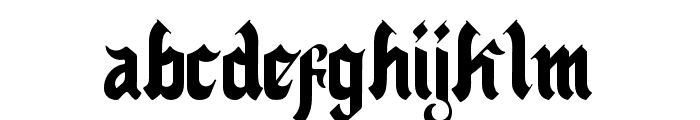 Nighingale Font LOWERCASE